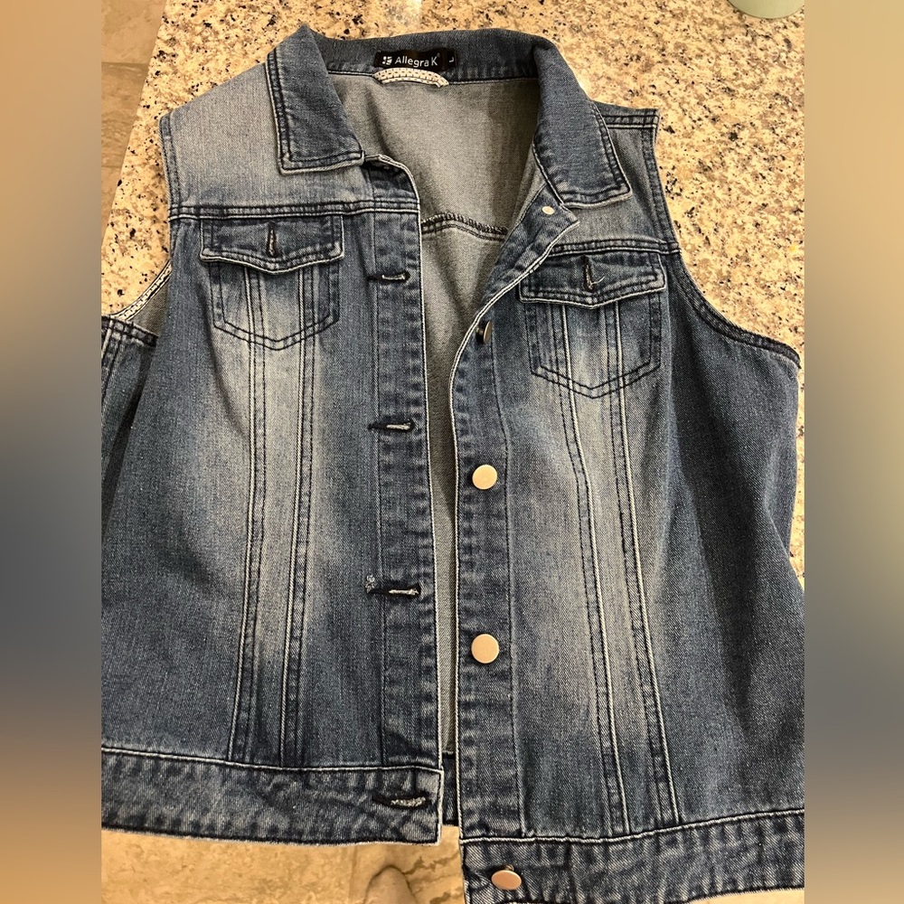 Denim vest